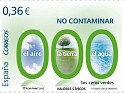 Spain - 2012 - Civic Values - 0,36 â‚¬ - Multicolor - Spain, Scrapbook, College - Edifil 4695 - Civic Values â€‹â€‹not pollute the air earth water The Green Zeros - 0